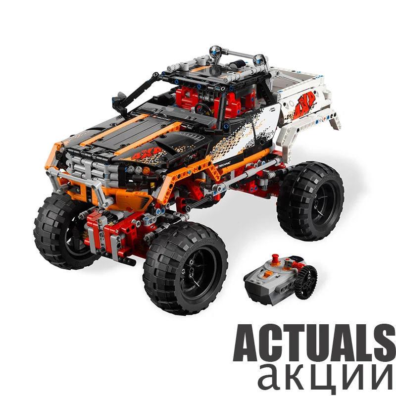 

LEPIN 20014 4x4 Crawler Technical Model Building Blocks Bricks Toys Enlighten For Boys oyuncak 1386PCS Compatible legoINGly 9398