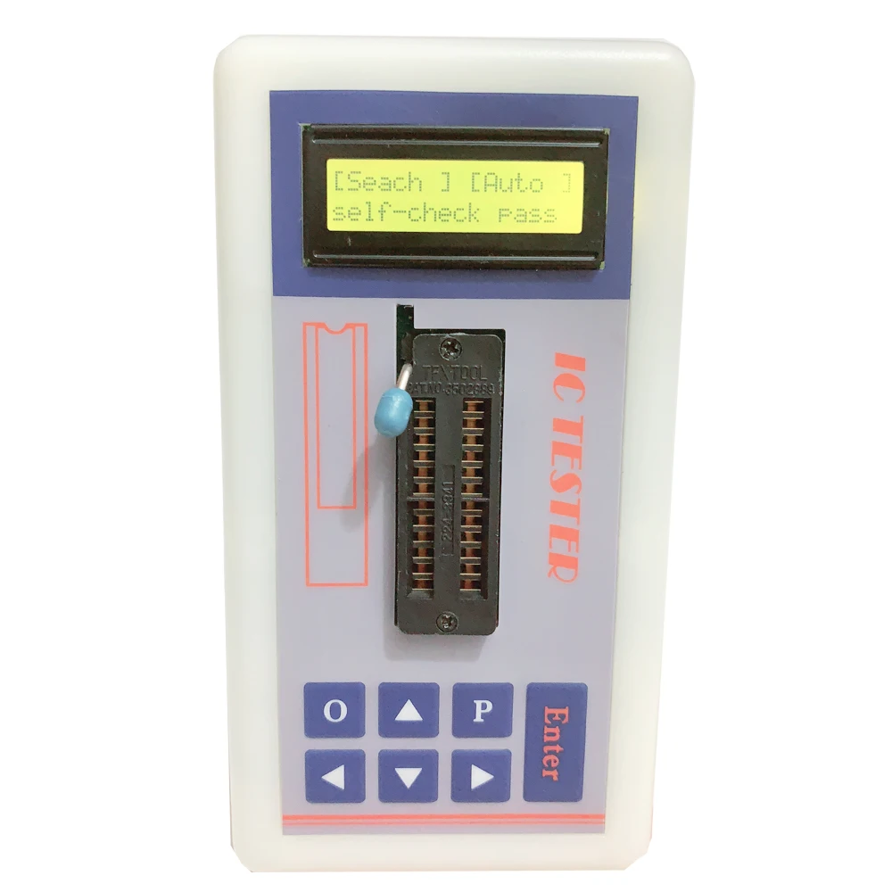 Интегральная схема IC тестер-Транзистор тестер онлайн обслуживание цифровой светодиодный транзистор ic тестер