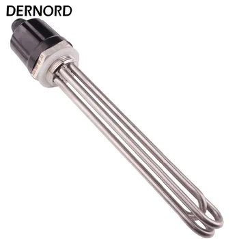 

220v/380v 6KW DN32(1 1/4") Thread SUS304 Heating Pipe Replacement Electrical Heating Resistance Immerison Water Heater Element