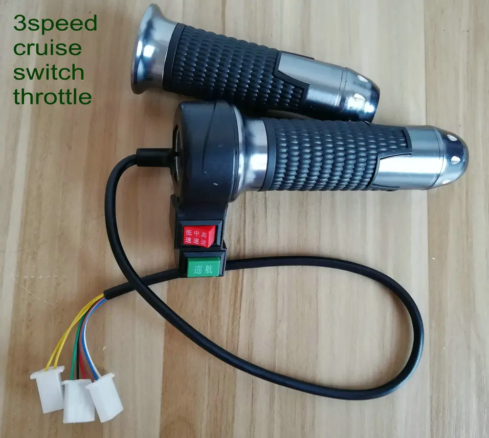 Excellent twist throttle with functional switch high middle low gears switch cruise switch reverse switch rolling handlebar accelerator 0 Excellent twist throttle with functional switch high middle low gears switch cruise switch reverse switch rolling handlebar accelerator 0