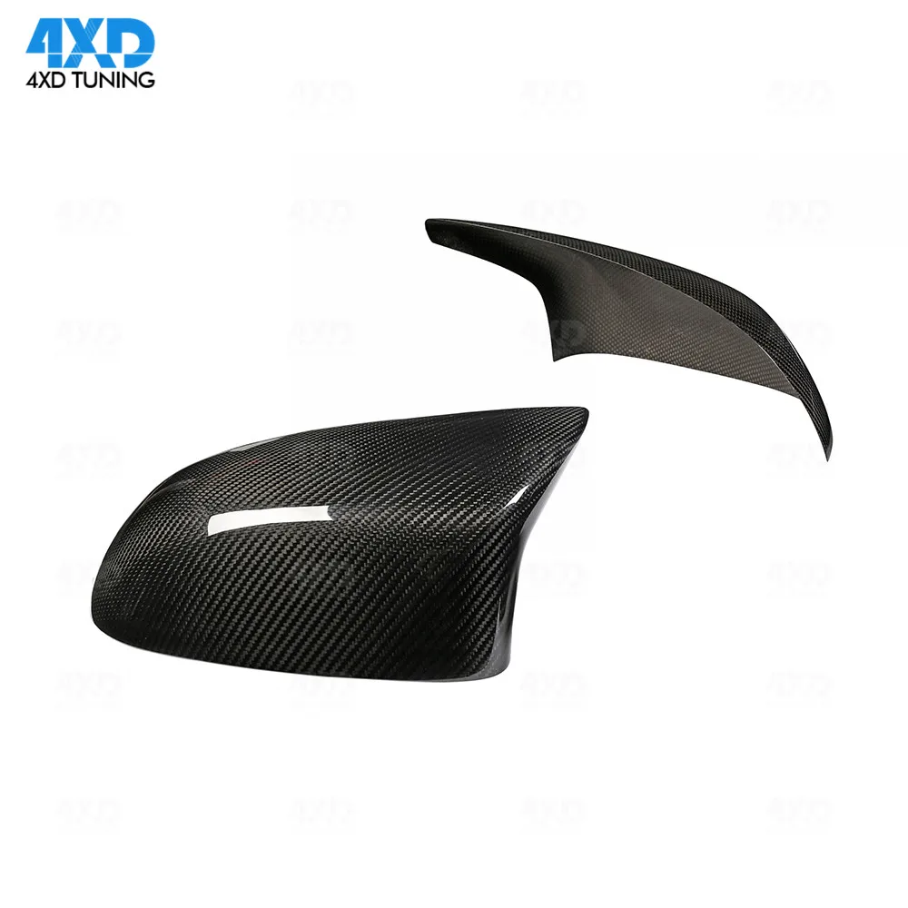 

X6M F86 RearView Mirror Cover For BMW X5M F85 Dry Carbon Fiber Side Mirror Cover caps GLOSSY BLACK 2015 2016 2017 2018 2019