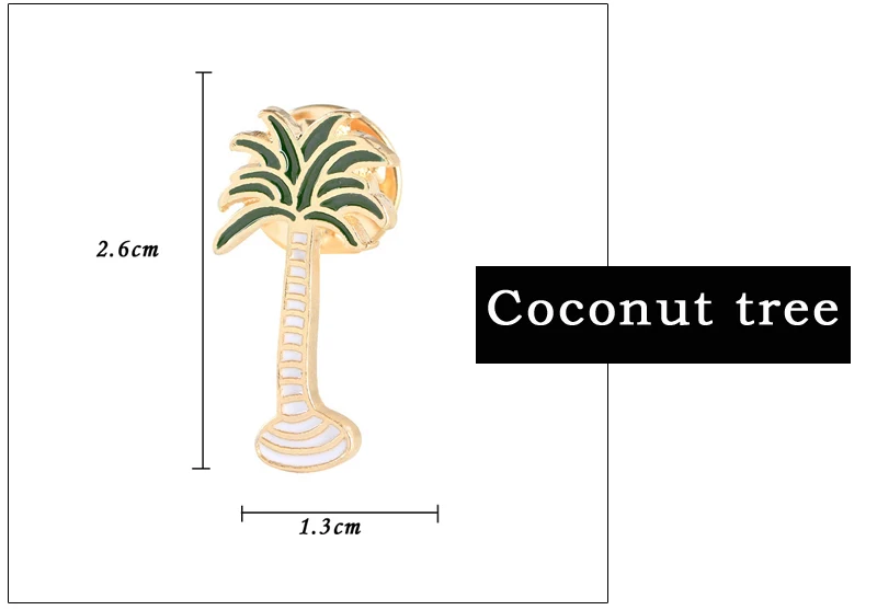 Прекрасный значок растение горшечный Воротник обувь губы эмаль брошь кокосовое дерево кактус листья декоративная одежда мультфильм булавки значок