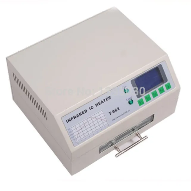 T-962 Reflow Oven Infrared IC Heater Rework Preheating Station 800w 180*235mm T962 For BGA SMD SMT Rework Reflow Oven Equipment