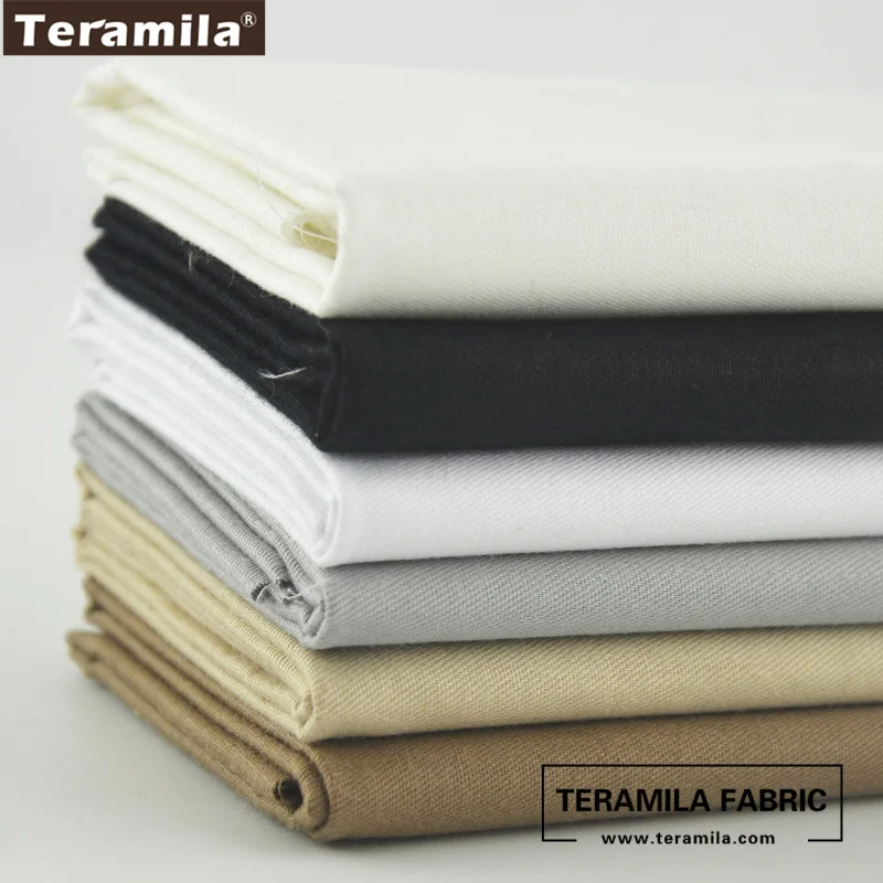 Cotton Fabrics 25 Solid Colors Charm Packs Fat Quarter Meter For Bedding Quilting Patchwork Craft Clothing cotton craft fabric cotton fabric craft fabric fabric material