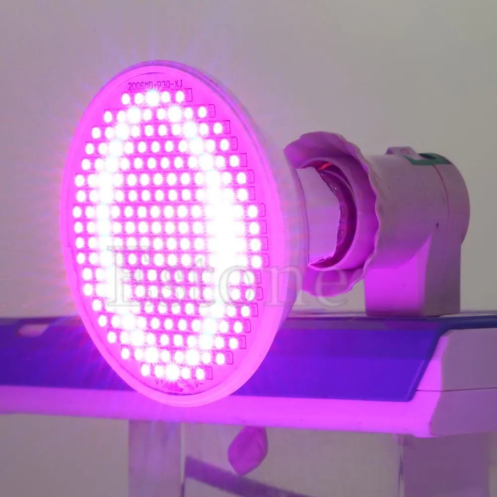24W 200 SMD СВЕТОДИОДНЫЙ E27 Выращивание растений гидропонным методом лампы роста в помещении