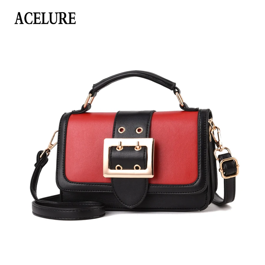 

ACELURE Flap Bag PU Leather Small Handbag Lady Shoulder Bag Women Satchel Shopping Purse Messenger Crossbody Bags Bolsa Feminina