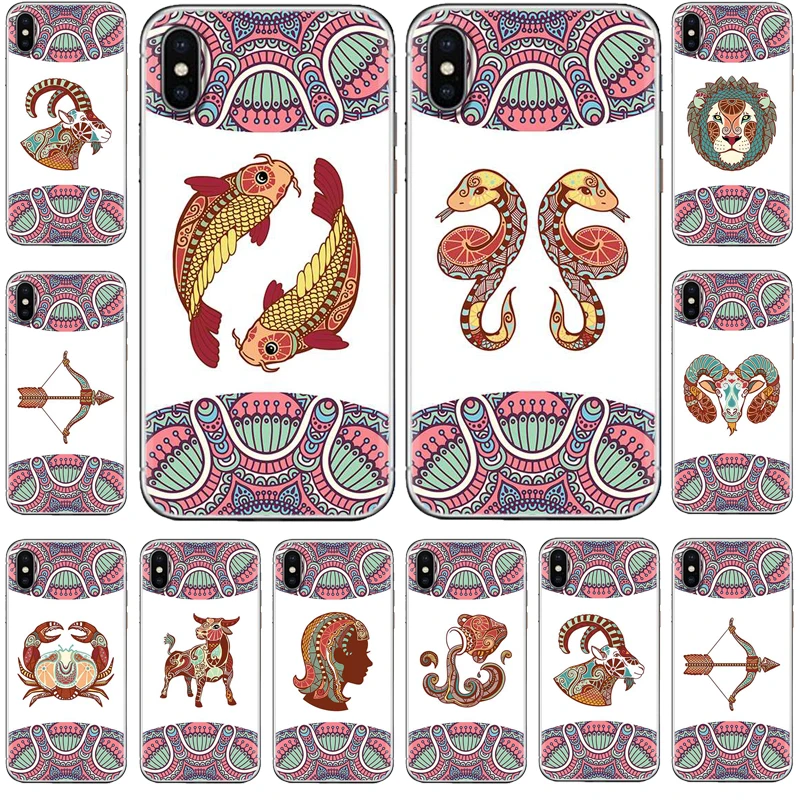 Чехол для Iphone 6 6P 7 8 7P 8P X XR XS Max TPU силиконовый мягкий чехол телефона серии Twelve