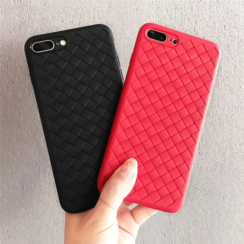 For Samsung Galaxy M20 M10 A70 A50 A30 S10 Pro Lite Case Weave Pattern Soft Ultra Thin Protective Cover | Мобильные телефоны и