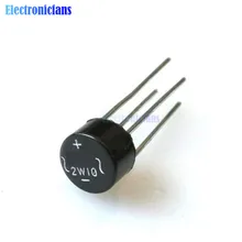 20 шт./лот 2w10 2A 1000 В диодный мост выпрямителя 2W10