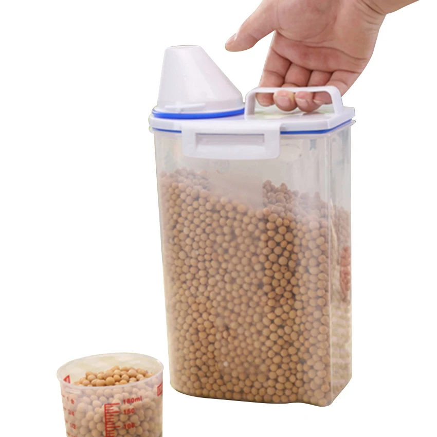 Storage Organizer Grain Container Rice Holder Box Cereal Bean Container
