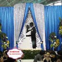 Свадебная АРКА с марлевым занавесом Свадебные украшения полукруг фоновая полка