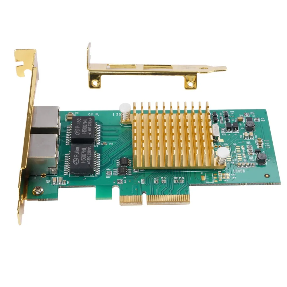 Сетевые карты ORICO PCI E 10M/100M/1000M RJ45 Gigabit Ethernet сетевой LAN адаптер 2 порта 1000 Мбит/с супер