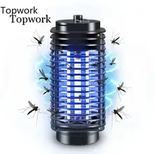 Электроника комаров убийца светодиодный Электрический лампа от насекомых Противомоскитный репеллент ЕС и ampUS Plug Электронный комарный ловушка уничтожитель