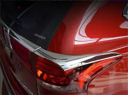 Yimaautoпланки задние фонари лампа век бровей крышка отделка Подходит для Mitsubishi Outlander 2015 2016 2017 ABS хром стиль