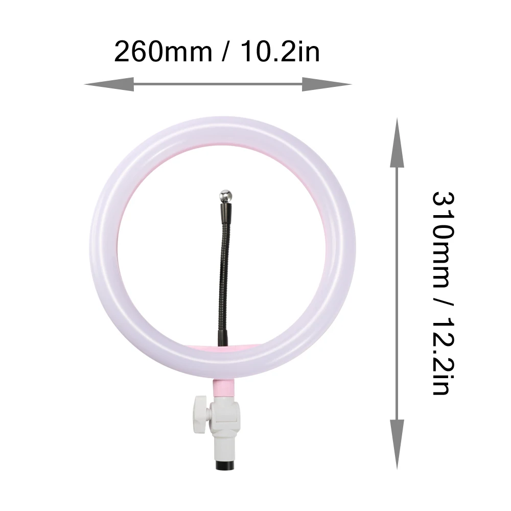 Фотография СВЕТОДИОДНЫЙ Selfie кольцо освещение с треногой затемнения широкий диапазон света для камеры Фото селфи-студия для Vlogging