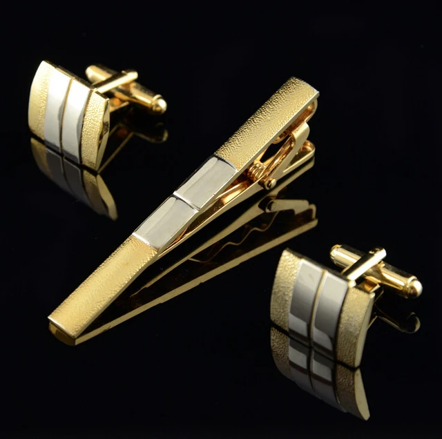 Cm023 High Quality Gold Vintage Jewelry Men S Tie Clips Cufflinks Cm023 High Quality Gold Vintage Jewelry Men S Tie Clips Cufflinks Sets Dress Wedding