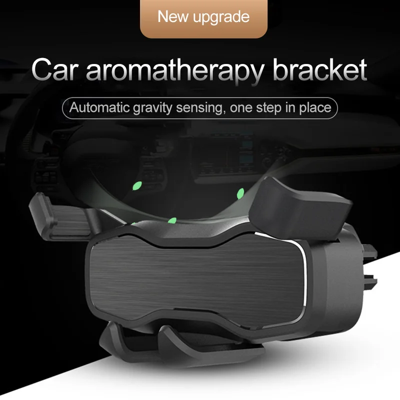 

Car Air Outlet Clip Interior Perfume with 3 Aroma Sticks Ocean/Gulong/Osmanthus + Car Phone Holder Sense Universal Car Accessory