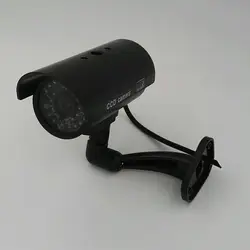 Пластиковая имитационная безопасная камера, водостойкая монитор моделирования со светодиодный подсветкой, наружная внутренняя камера