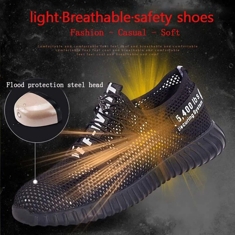 New-exhibition-breathable-safety-shoes-men's-Lightweight-summer-anti-smashing -piercing-Kevlar-work-sandals-Single-mesh-sneakers (13)