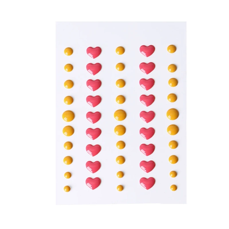 Enamel Dot Self Adhesive Sprinkles Enamel Dots Resin Sticker for