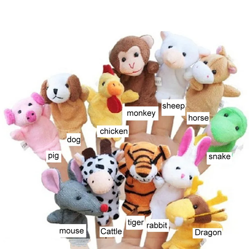 Plush Animal Doll Toy Christmas Baby Finger Puppets Children Gift 12 Pcs Zodiac Animals Children Furniture Sets Kids Toys Props Plush Animal Doll Toy Christmas Baby Finger Puppets Children Gift 12 Pcs Zodiac Animals Children Furniture Sets Kids Toys Props