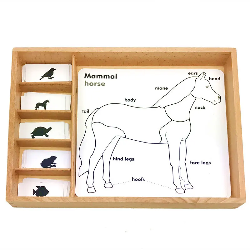 Montessori Materials Montessori Animal Puzzle Activity Set Educational