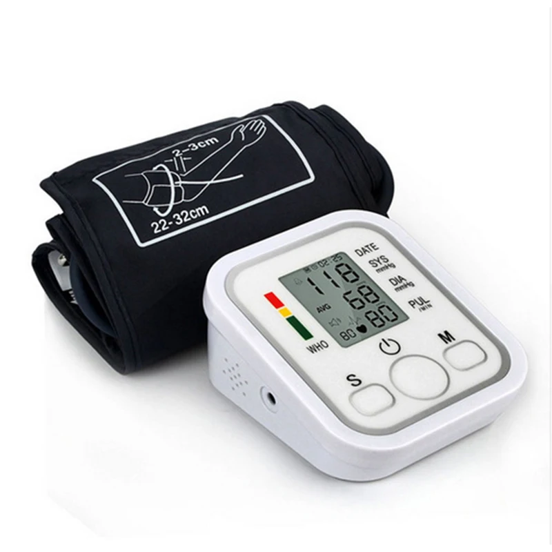 

Automatic Sphygmomanometer Upper Arm Blood Pressure Monitor CE Certificated Portable Health Care Pulse Monitors