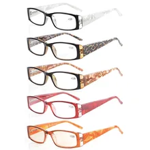 R006 C6-C10-Mix Eyekepper 5 штук в партии украшения узора камнями руки, очки для чтения, включают в себя компьютерные очки Для женщин+ 0,50-+ 4,00