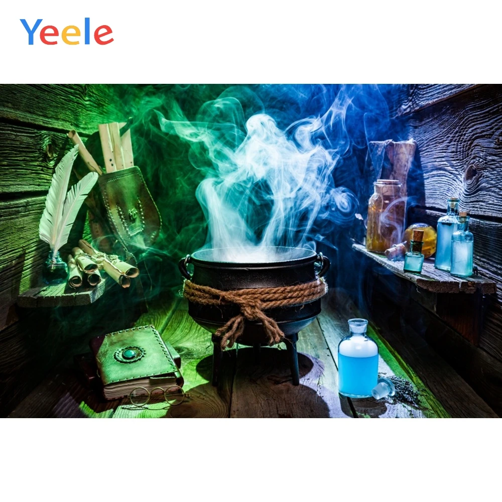 

Yeele Crock Smog Old Room Chemical Bottles Retro Baby Photography Backgrounds Customized Photographic Backdrops for Photo Studio
