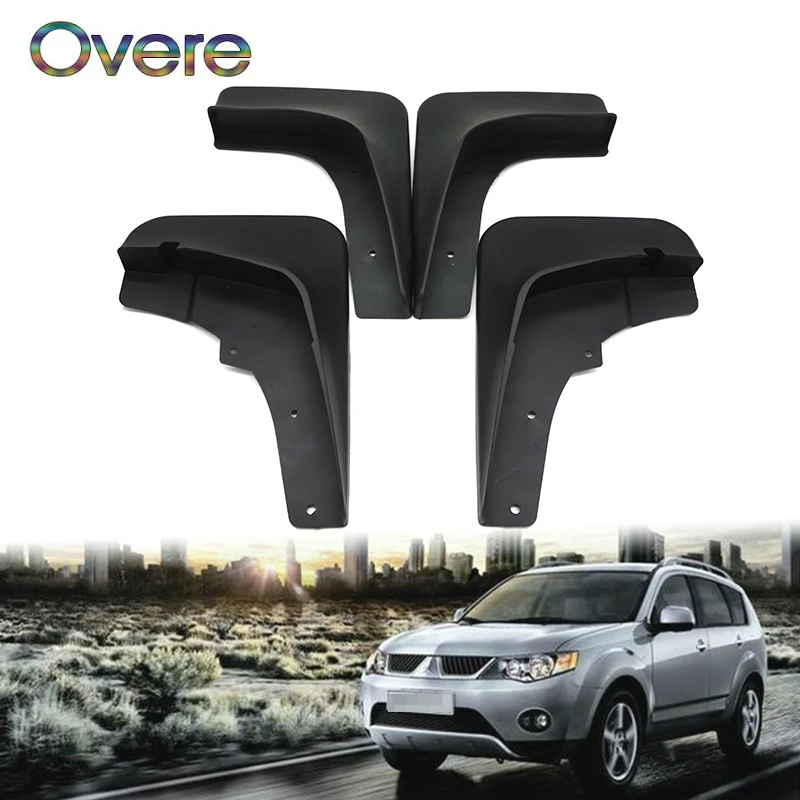 Overe автомобильные передние и задние брызговики для Mitsubishi Outlander 2 4 2007 2008 2009