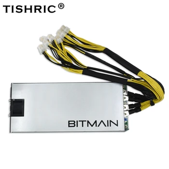

TISHRIC Original 1600w PSU Mining Power Supply For Bitmain Antminer S9 L3 D3 APW3+ 6PIN*10 Bitcoin Miner
