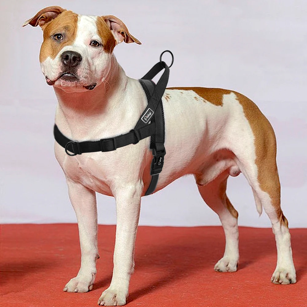 Не Тянет Поводок для собак Регулируемый дышащий шаг в ходьбе Pet сетки жгуты