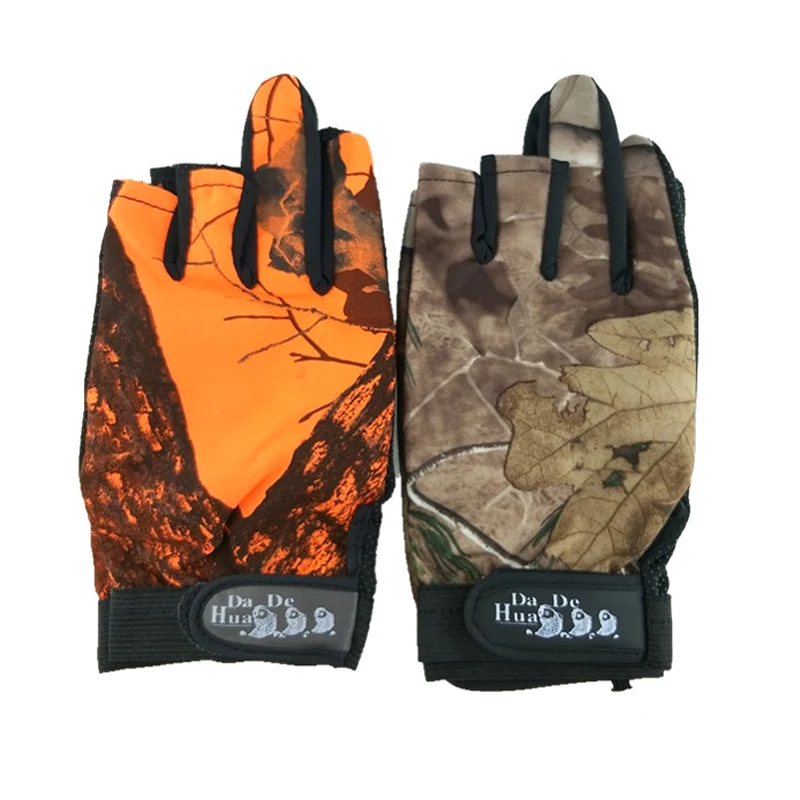 

Fishing Gloves Breathable Half Finger Tackle Glove Anti Skid Waterproof Gloves WHShopping