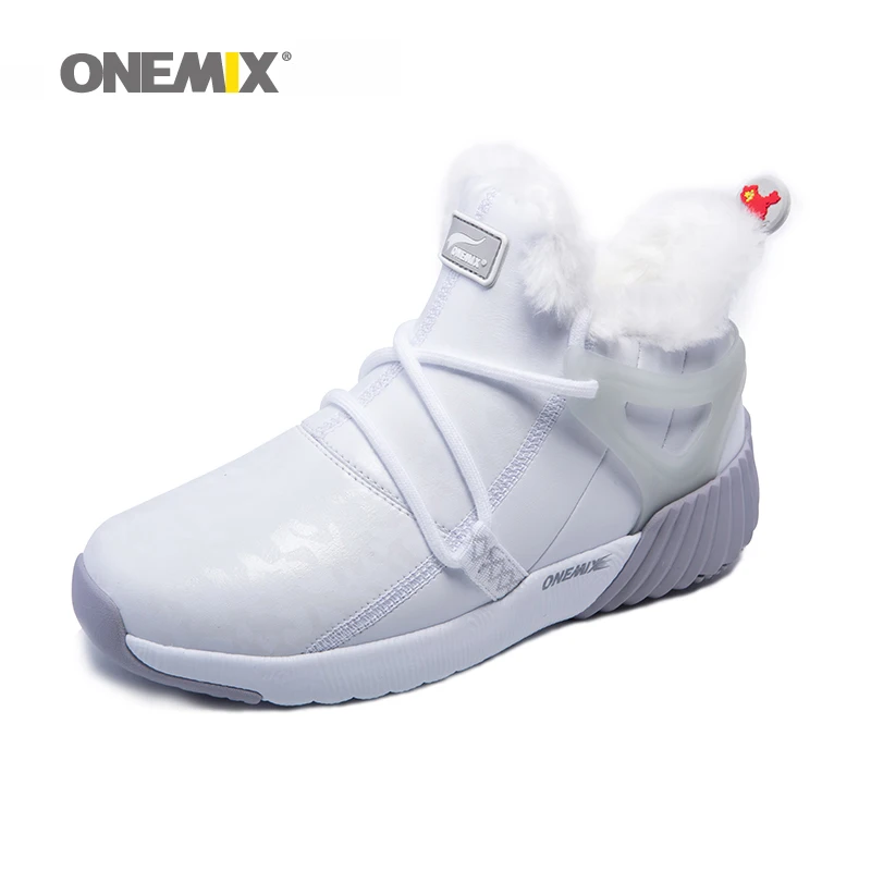 

ONEMIX Women's Winter Snow Boots Keep Warm Wimen's Shoes Female Sneakers Comfortable Running Shoes Walking Outdoor Sport Trainer