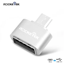 Rocketek Micro to USB OTG Adapter accessories Male Converter for Samsung Xiaomi LG Huawei Android Mobile Cell Phone