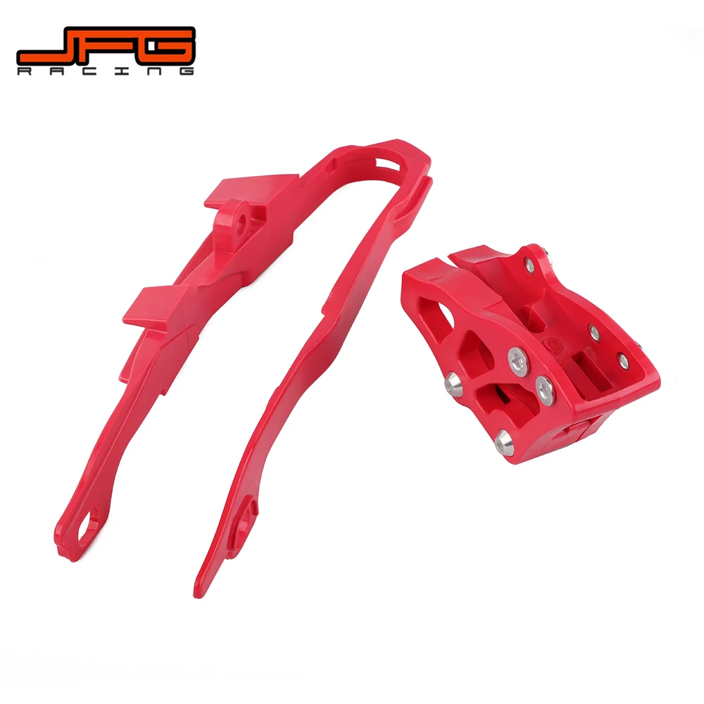 Motorcycle Red Chain Slider Guide Guard Swingarm Slider Protector for HONDA CR125R CR250R CRF250R CRF450R CRF250X CRF450X motorcycle chain guard