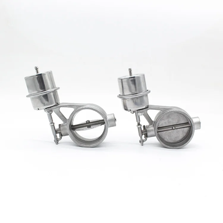 Válvula de Escapamento de Vácuo Válvula de Escapamento Válvula de Tubulação Peças de Automóvel de 2.5 Kit de Escape Polegadas Variável 63mm 2 Automóveis e motos