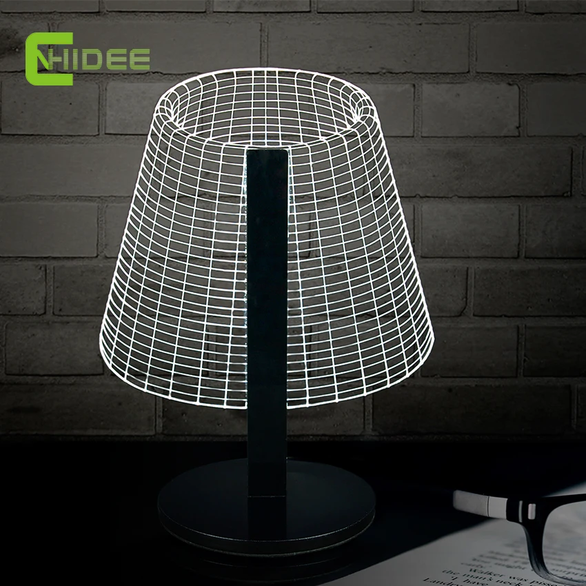 

Novel Dimmable DIY 3d Table Light for Bedroom Lamp Soft Led Desk Night Light as Home Decor Acrylic EyeProtection Reading Lampara