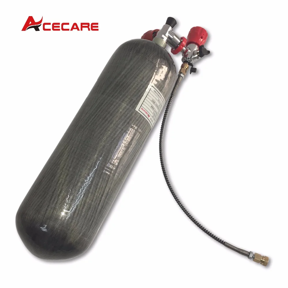 AC168101 Acecare 6.8L CE 4500Psi баллон для дайвинга Airforce Condor Pcp воздушная винтовка угольный резервуар 300Bar воздушный шар для дайвинга Пневматика с предварительной накачкой