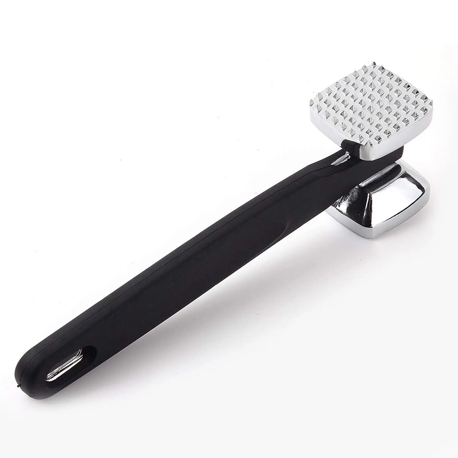 Meat Tenderizer, Heavy Duty Hammer Mallet Tool & Chicken Pounder,Silver