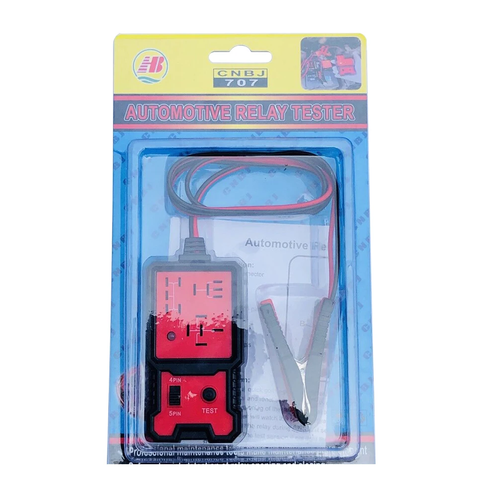 

2019 Universal 12V Cars Relay Tester Relay Testing Tool Auto Battery Checker Accurate Diagnostic Tool Portable Automotive Parts