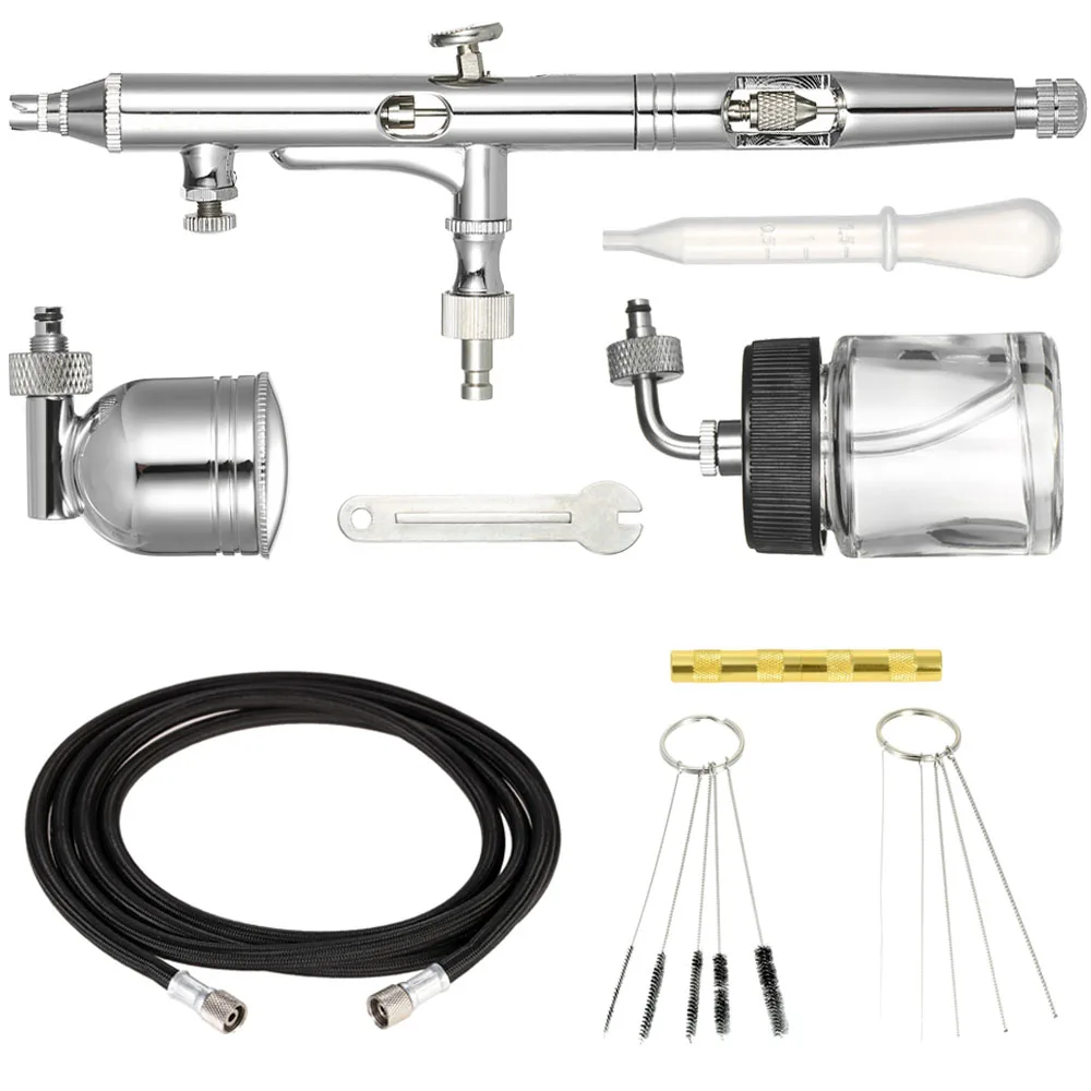 Gocheer Dual Action Airbrush Kit for painting airbrush gun set for cake