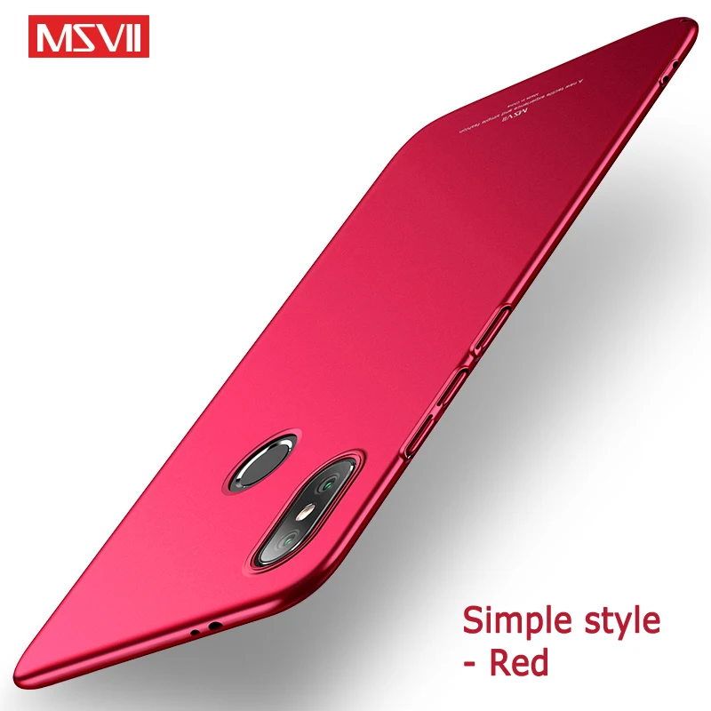 MSVII For Xiaomi Mi 6 X Case Cover Slim Frosted Cases For Xiaomi Mi6 Case Xiomi Mi A2 Hard PC Cover For Xiaomi Mi 6X Mi6X Cases