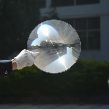 

2PCS 250mm Diameter Round Plastic Solar Fresnel Condensing Lens Focal Length 90mm for Plane Magnifier,Solar Concentrator