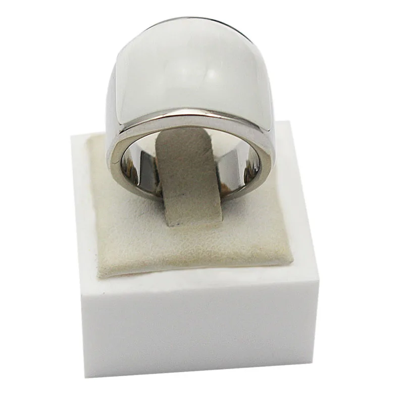 2017 Hot Fashion Opal Retro Ring for Women White Stone with Stainless Steel Finger Rings Jewelry Charm Christmas Gift|fashion rings women|rings
