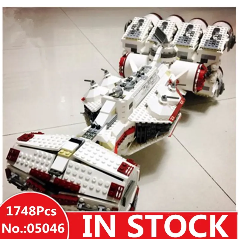 

IN STOCK 05046 S 1748Pcs Star Series W The Tantive IV Rebel Blockade Runner wars Building Blcoks Bricks DIY Toys 10019