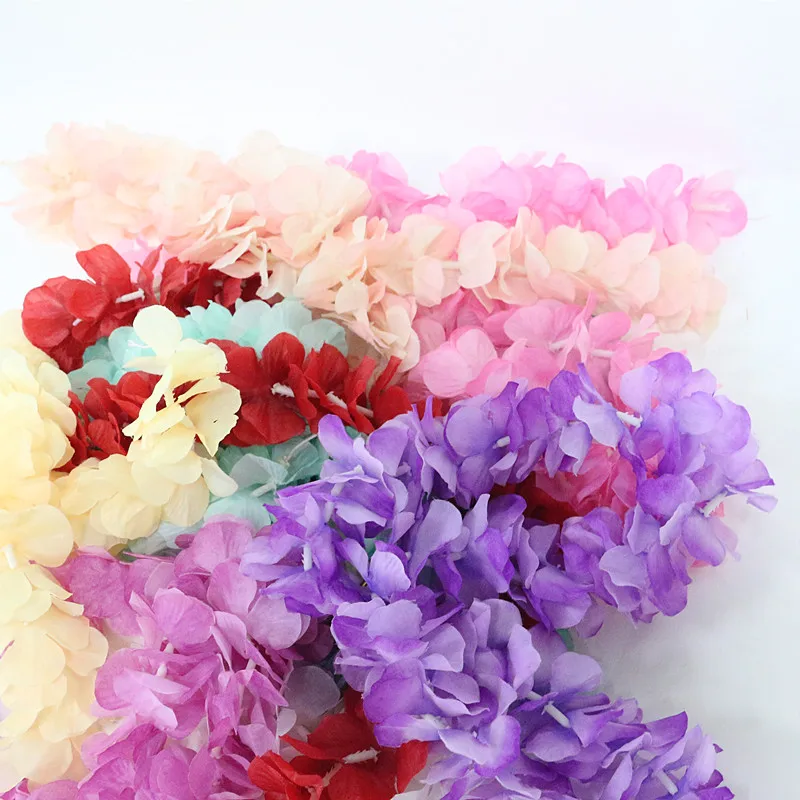  Flone Artifiical Wisteria Bean Vine Simulation Colorful Flower Rattan Silk Flower Wedding Party Scene Stage Decor Fake Flowers (14)