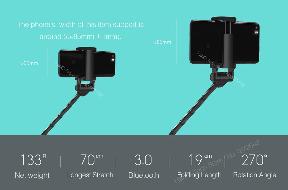 Xiaomi Bluetooth Selfie Stick-10