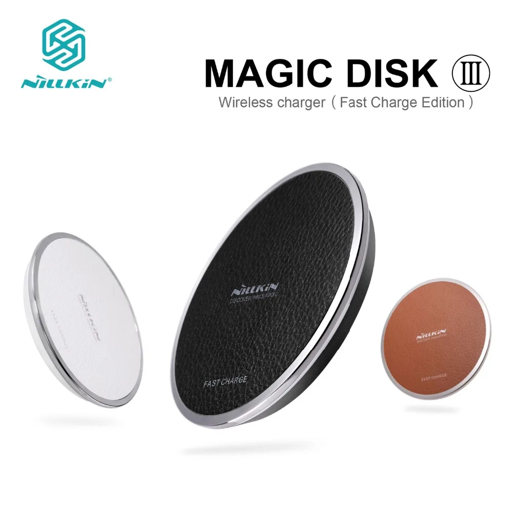 

Nillkin QI Wireless Charger for Samsung Note 9 S9 Plus Fast Magic Disk sFor iPhone XR Wireless Charger