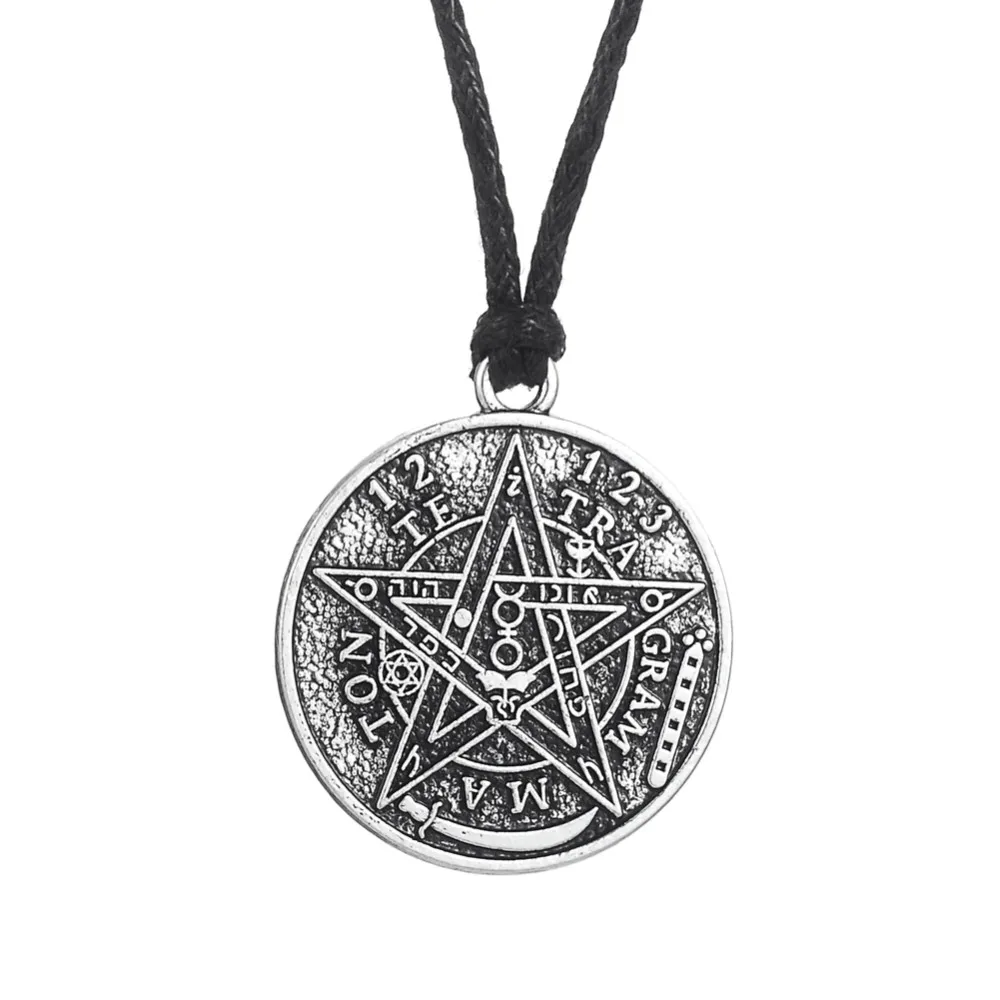 antique silver Te Tra Gram Ma Ton star 